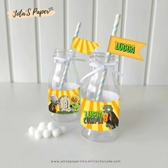 Kit Imprimible PLANTAS VS ZOMBIES - Jotas Paper Kits