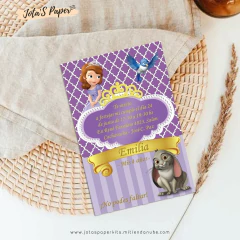 Kit Imprimible PRINCESA SOFIA - Jotas Paper Kits