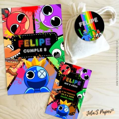 Kit Imprimible RAINBOW FRIENDS