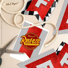Kit Imprimible RAYO MCQUEEN Y MATTE - Jotas Paper Kits