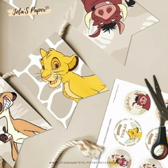 Kit Imprimible REY LEON MOD2 - comprar online