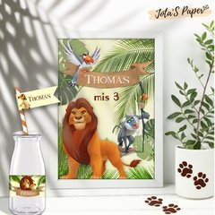 Kit Imprimible REY LEON