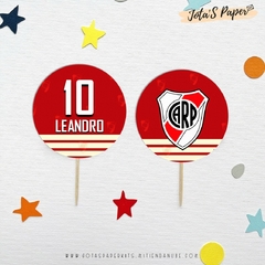 Kit Imprimible RIVER PLATE - Jotas Paper Kits