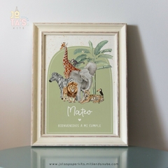 Kit Imprimible SAFARI GREEN - comprar online