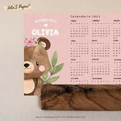 Calendario Mini 2026 OSITA DEL BOSQUE FLORAL en internet