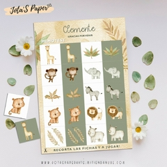 Juego de la Memoria SELVA BOHO