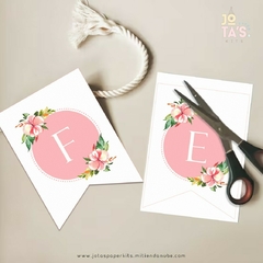 Kit Imprimible SELVA ACUARELA NENA - Jotas Paper Kits