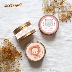 Kit Imprimible SELVA BEBÉ ROSA - Jotas Paper Kits