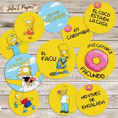 Kit Imprimible LOS SIMPSON