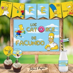 Kit Imprimible LOS SIMPSON - tienda online