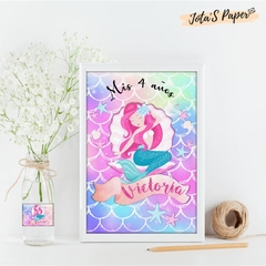 Kit Imprimible SIRENA - Jotas Paper Kits