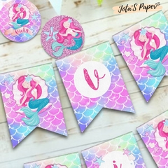 Kit Imprimible SIRENA - comprar online