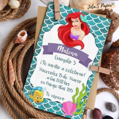 Kit Imprimible SIRENITA ARIEL