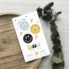 Kit Imprimible SMILE FACE BOY - comprar online