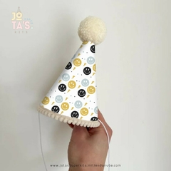 Kit Imprimible SMILE FACE BOY - Jotas Paper Kits
