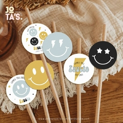 Kit Imprimible SMILE FACE BOY - tienda online