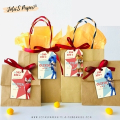 Kit Imprimible SONIC MOD2 - Jotas Paper Kits