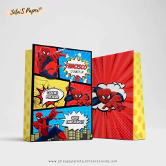 Kit Imprimible HOMBRE ARAÑA MOD2 - Jotas Paper Kits