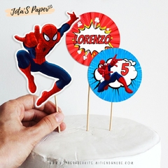 Kit Imprimible HOMBRE ARAÑA MOD2 - Jotas Paper Kits