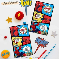 Kit Imprimible HOMBRE ARAÑA MOD2 - comprar online