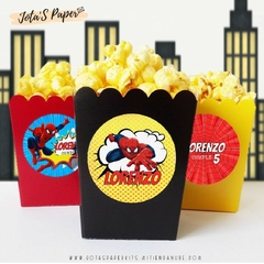 Kit Imprimible HOMBRE ARAÑA MOD2 - Jotas Paper Kits