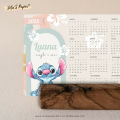 Calendario Mini 2025 STITCH ACUARELA - tienda online