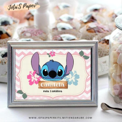Kit Imprimible STITCH ROSA - tienda online