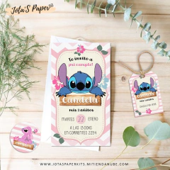 Kit Imprimible STITCH ROSA en internet