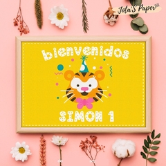 Kit Imprimible TIGRE - Jotas Paper Kits