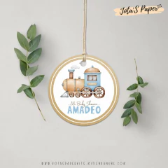 Imagen de Kit Imprimible TREN ACUARELA