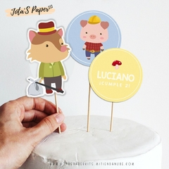 Kit Imprimible LOS TRES CERDITOS - Jotas Paper Kits