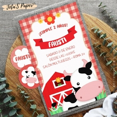 Kit Imprimible VACA LOLA ROJO - comprar online
