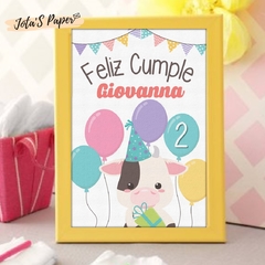 Kit Imprimible VAQUITA NENA