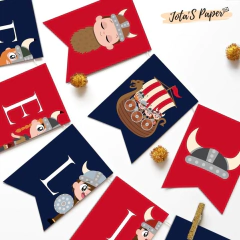 Kit Imprimible VIKINGOS - comprar online