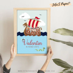 Kit Imprimible VIKINGOS - Jotas Paper Kits