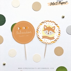 Kit Imprimible ZORRITO TRIBAL - Jotas Paper Kits