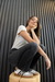 mery crop negro ahumado Saltan Pepa Jeans 2025
