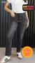 jean mery crop negro ahumado saltan pepa jeans