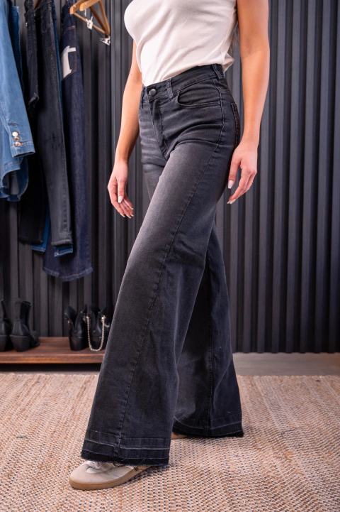 jean wide leg bon negro Saltan Pepa Jeans 