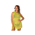 vestido corto tejido crochet