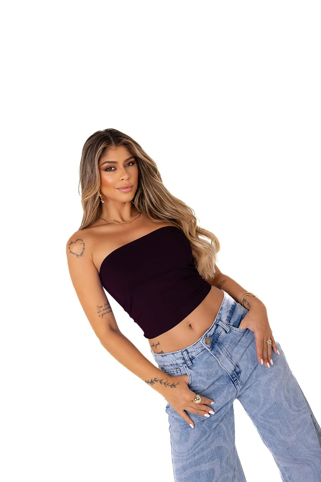 Top Faixa Tube Poliamida