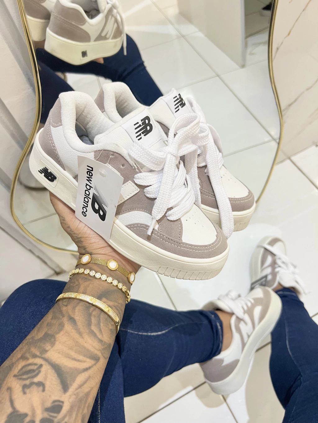 TÊNIS NEW BALANCE NB NUDE