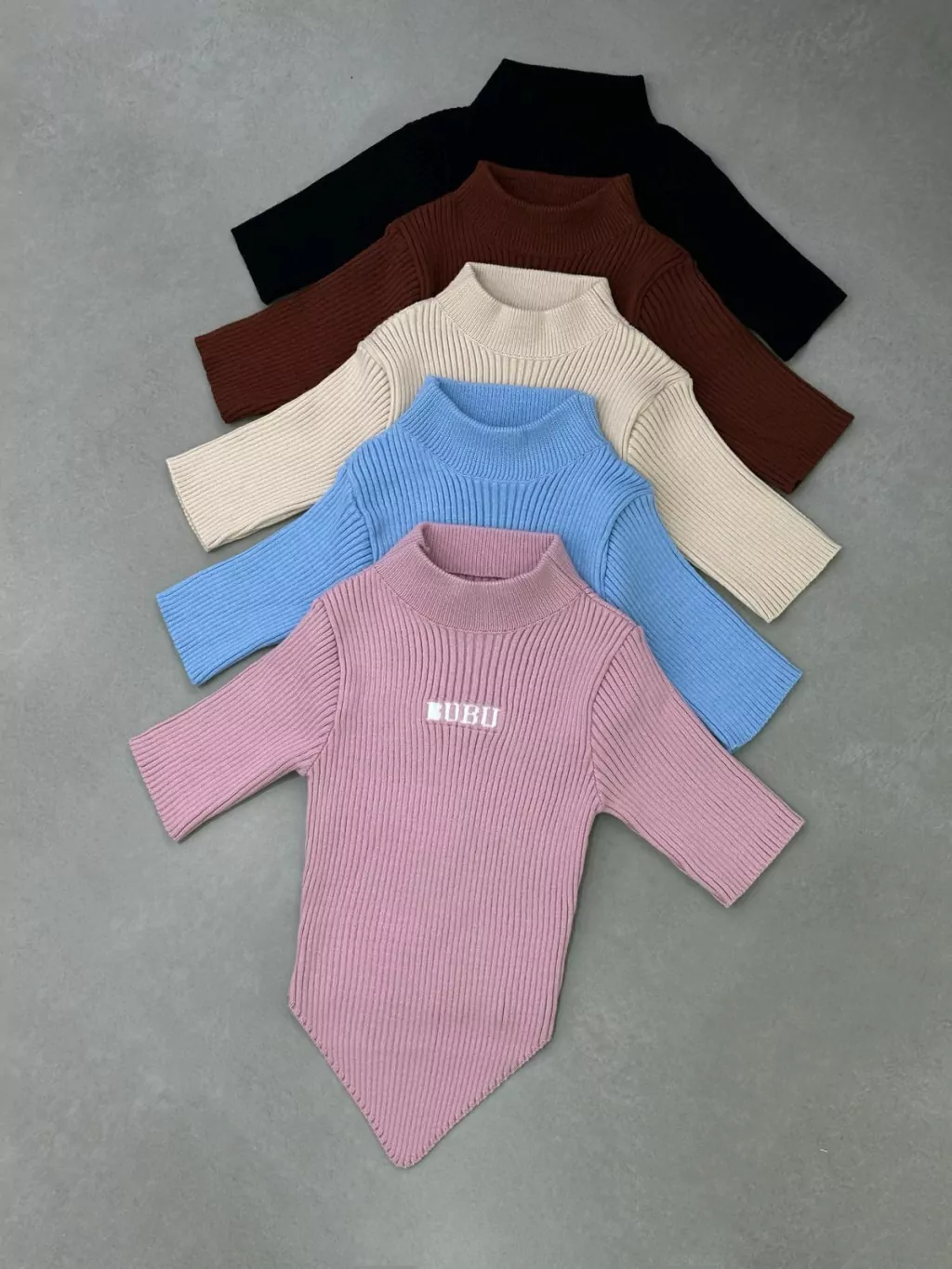 MYBUBU CROPPED DE BICO TRICOT