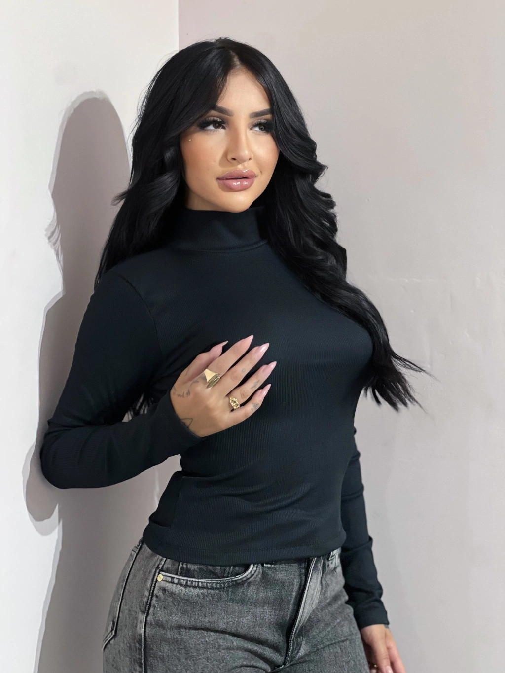 Cacharel canelada peluciada
