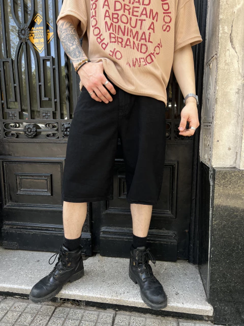 Bermuda baggy black
