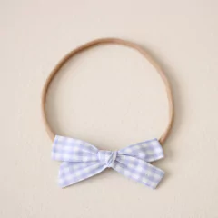 Laço Helena - Vichy azul serenity - comprar online