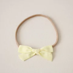 Laço Helena - Amarelo Bebê - comprar online