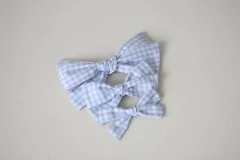 Laço Helena - Vichy azul serenity na internet
