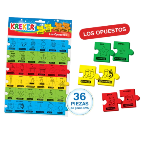 Juego Goma Eva Kreker - Sigma Grafica