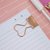Binder Clip Rose 25mm blíster x6